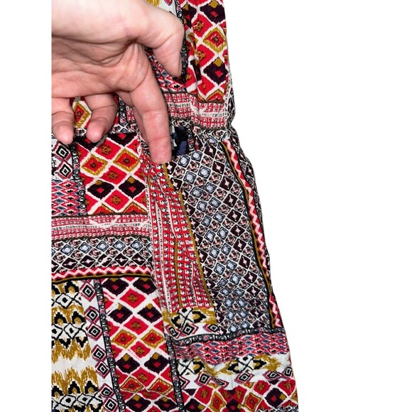 Sophie Rue Womens M Sun Dress Side Slits Round Neck Sleeveless Pockets Pullover - Picture 7 of 9